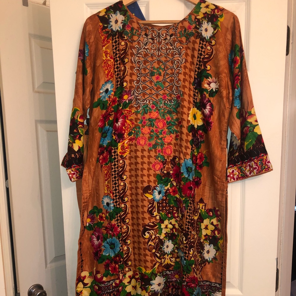 1 piece Indian Pakistani Dress Kurta Salwar Kameez